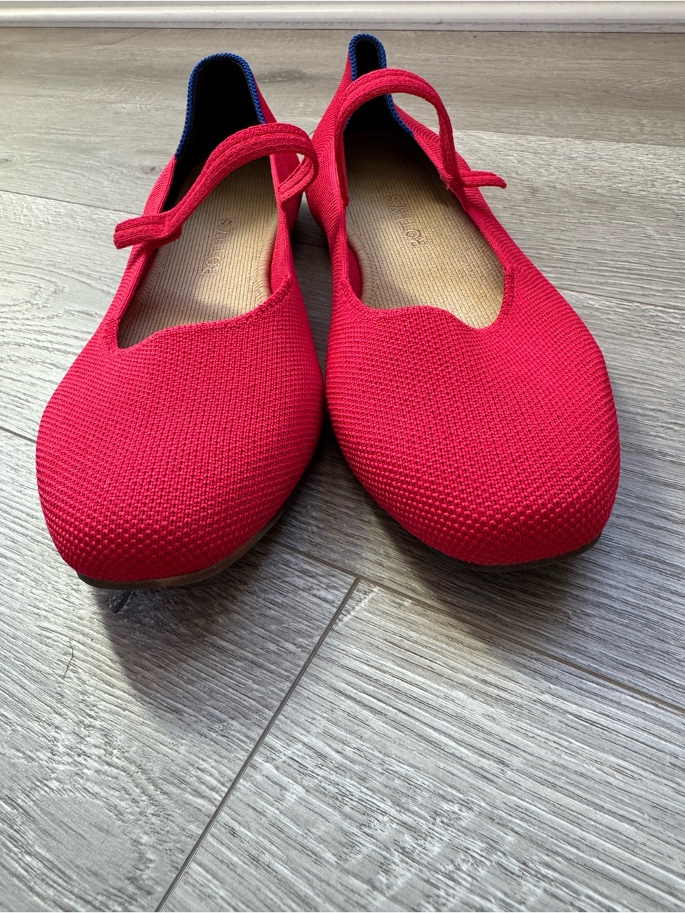 Rothy’s The Square Mary Jane in Lollipop Red Size 10 - Picture 5 of 11